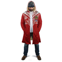 Custom Tonga Rugby Cloak Ngatu Motifs and Pacific Patterns