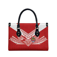 Tonga Rugby Leather Bag Ngatu Motifs and Pacific Patterns