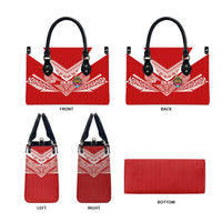 Tonga Rugby Leather Bag Ngatu Motifs and Pacific Patterns