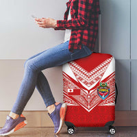 Tonga Rugby Luggage Cover Ngatu Motifs and Pacific Patterns