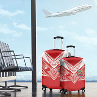 Tonga Rugby Luggage Cover Ngatu Motifs and Pacific Patterns