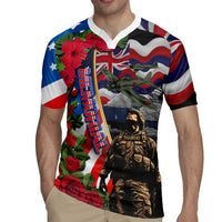Hawaii and United States Memorial Day Rugby Jersey Honor and Remember The Fallen