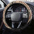 Samoa Siapo Motif Half Style Steering Wheel Cover Brown Version