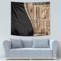 Samoa Siapo Motif Half Style Tapestry Brown Version