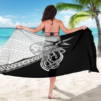 Guam Fish Hook and Palm Tree Sarong Polynesian Pattern Half Style