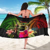 Vanuatu Independence Day Sarong Boars Tusk and Melanesian Warrior Indipendens Dei