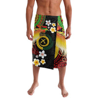 Vanuatu and Papua New Guinea Together Lavalava Bird-of-paradise and Pig Tusk Melanesian Pattern