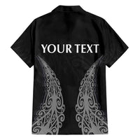 New Zealand Netball Family Matching Short Sleeve Bodycon Dress and Hawaiian Shirt Koru and Maori Tattoo Jersey