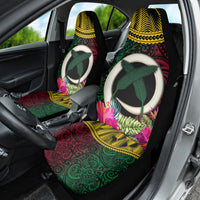 Vanuatu 44th Anniversary Independence Day Car Seat Cover Boars Tusk and Namele Plant LT03