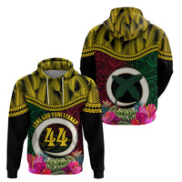 Vanuatu 44th Anniversary Independence Day Hoodie Boars Tusk and Namele Plant LT03