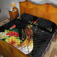 Papua New Guinea Independence Day Quilt Bed Set PNG Flag and Bird-of-Paradise