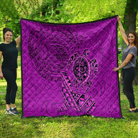 Hawaii Monk Seal and Dolphin Quilt Polynesian Kakau Pattern Pink LT03 - Polynesian Pride