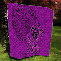 Hawaii Monk Seal and Dolphin Quilt Polynesian Kakau Pattern Pink LT03 - Polynesian Pride