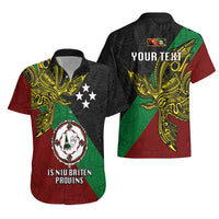 Custom Papua New Guinea East New Britain Province Hawaiian Shirt PNG Birds Of Paradise Polynesian Arty Style LT03 - Polynesian Pride