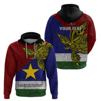 Custom Papua New Guinea Milne Bay Province Hoodie PNG Birds Of Paradise Polynesian Arty Style LT03 - Polynesian Pride