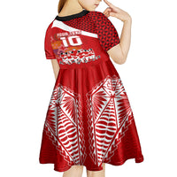 personalised-tonga-rugby-kid-short-sleeve-dress-sipi-tau-dance-coat-of-arms-ngatu-pattern