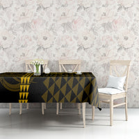 Custom Hawaii Tablecloth Ukelele and Hula Girl Mix Kakau Pattern LT03 - Polynesian Pride