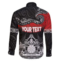 Personalised The Kingitanga - Maori King Movement Family Matching Mermaid Dress and Hawaiian Shirt Te Paki-o-Matariki with Silver Ferns and Polynesian Art Tattoo