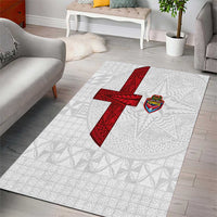 Tonga Ngatu Art Rugby Mate Ma'a Area Rug - Polynesian Pride