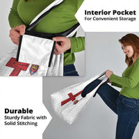 Tonga Ngatu Art Rugby Mate Ma'a Grocery Bag - Polynesian Pride