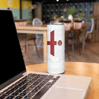 Tonga Ngatu Art Rugby Mate Ma'a Skinny Tumbler - Polynesian Pride