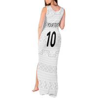 Custom Tonga Ngatu Art Rugby Mate Ma'a Tank Maxi Dress - Polynesian Pride