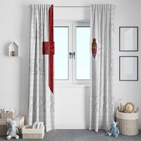 Tonga Ngatu Art Rugby Mate Ma'a Window Curtain - Polynesian Pride