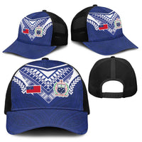 Samoa Rugby Baseball Net Cap Pacific Motifs LT03 - Polynesian Pride