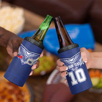 Custom Samoa Rugby 4 in 1 Can Cooler Tumbler Pacific Motifs - Polynesian Pride