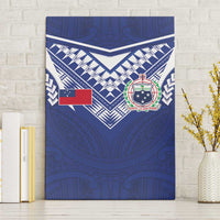 Samoa Rugby Canvas Wall Art Pacific Motifs - Polynesian Pride