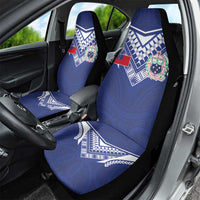 Samoa Rugby Car Seat Cover Pacific Motifs - Polynesian Pride