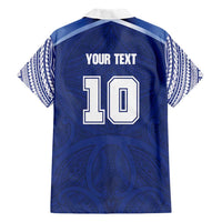Custom Samoa Rugby Family Matching Tank Maxi Dress and Hawaiian Shirt Pacific Motifs LT03 - Polynesian Pride