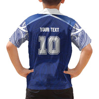 Custom Samoa Rugby Kid Hawaiian Shirt Pacific Motifs - Polynesian Pride