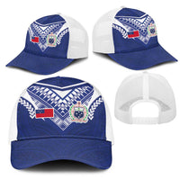 Samoa Rugby Mesh Trucker Cap Pacific Motifs LT03 - Polynesian Pride