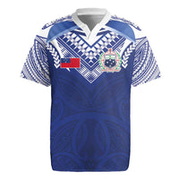 Custom Samoa Rugby Rugby Jersey Pacific Motifs - Polynesian Pride