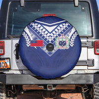 Samoa Rugby Spare Tire Cover Pacific Motifs - Polynesian Pride