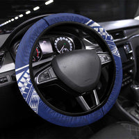 Samoa Rugby Steering Wheel Cover Pacific Motifs - Polynesian Pride