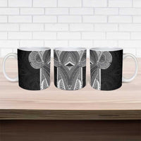 Samoan Tatau Ceramic Mug Art Tribal Traditional Tattoos - Polynesian Pride