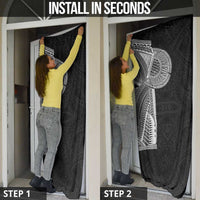 Samoan Tatau Door Cover Art Tribal Traditional Tattoos - Polynesian Pride