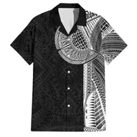 Samoan Tatau Family Matching Long Sleeve Bodycon Dress and Hawaiian Shirt Art Tribal Traditional Tattoos - Polynesian Pride