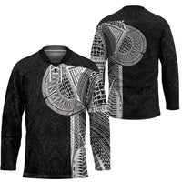 Samoan Tatau Hockey Jersey Art Tribal Traditional Tattoos LT03 - Polynesian Pride
