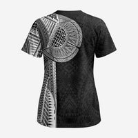 Samoan Tatau Scrub Top Art Tribal Traditional Tattoos - Polynesian Pride