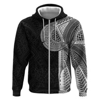 Samoan Tatau Zip Hoodie Art Tribal Traditional Tattoos - Polynesian Pride