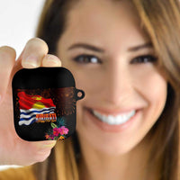 Kiribati Flag and Fireworks AirPods Case First Place Welcome the New Year LT03 - Polynesian Pride
