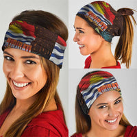 Kiribati Flag and Fireworks Neck Gaiter First Place Welcome the New Year - Polynesian Pride