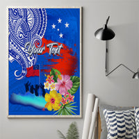 Personalised Samoa 62nd Anniversary Independence Day Canvas Wall Art Samoan Tribal Flag Style LT03 - Polynesian Pride