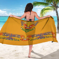 Haiti Flag Traditional Dashiki Sarong Yellow Color - Polynesian Pride