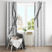 Hawaii Maile Lei Window Curtain Aloha The Grey Color LT03 - Polynesian Pride