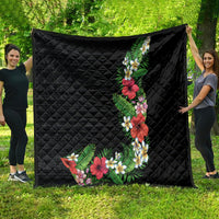 Hawaii Tropical Flowers and Leaves Quilt Tapa Pattern Colorful Mode LT03 - Polynesian Pride