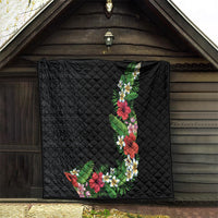 Hawaii Tropical Flowers and Leaves Quilt Tapa Pattern Colorful Mode LT03 - Polynesian Pride